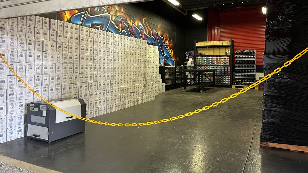 SPRAYISM Warehouse Position Available